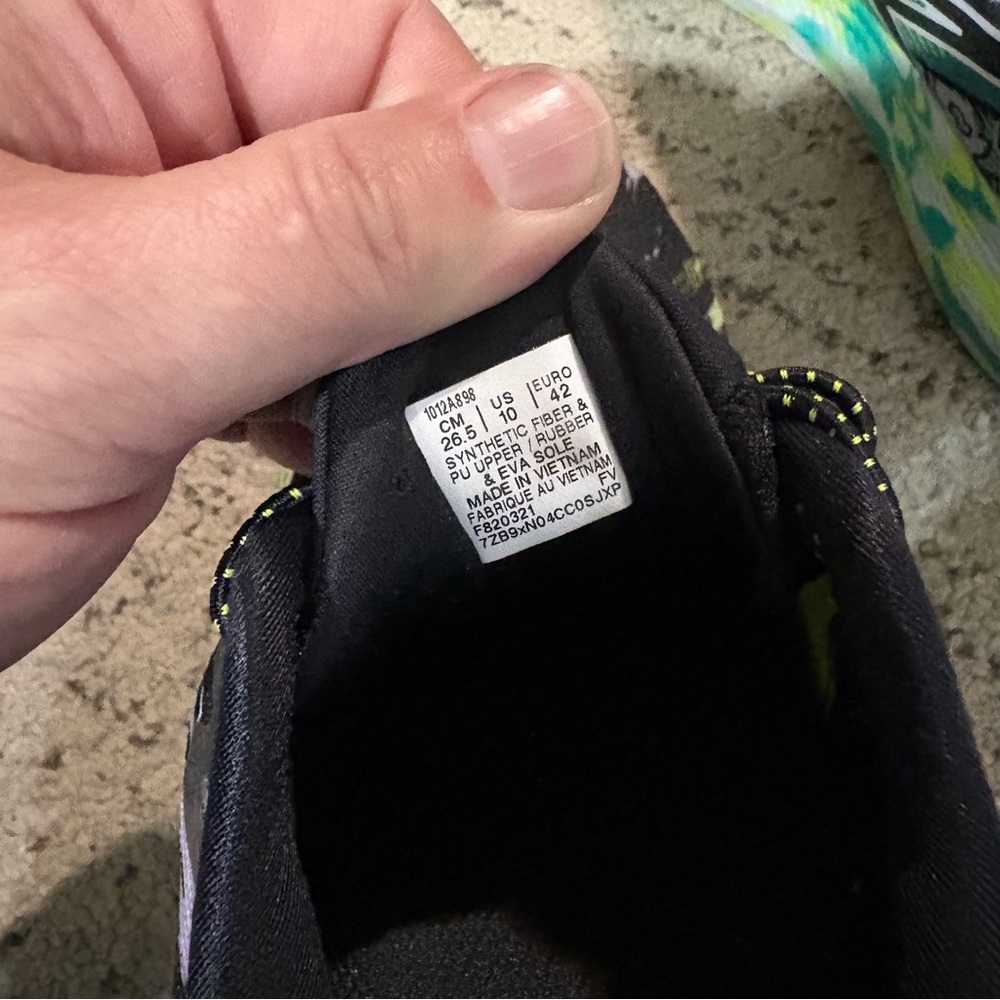 ASICS Womens Noosa Tri 13 Black Green Multicolor Running Shoes Sneakers Size 10 - Picture 7 of 9